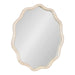 Scallop Mirror 32x32 White 1