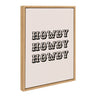 Sylvie Howdy Western Framed Canvas by Honey Island Studio