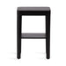 Side Table Black 16x10x25 5
