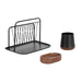 File Folder Organizer Black Walnut Brown 3 Piece 5