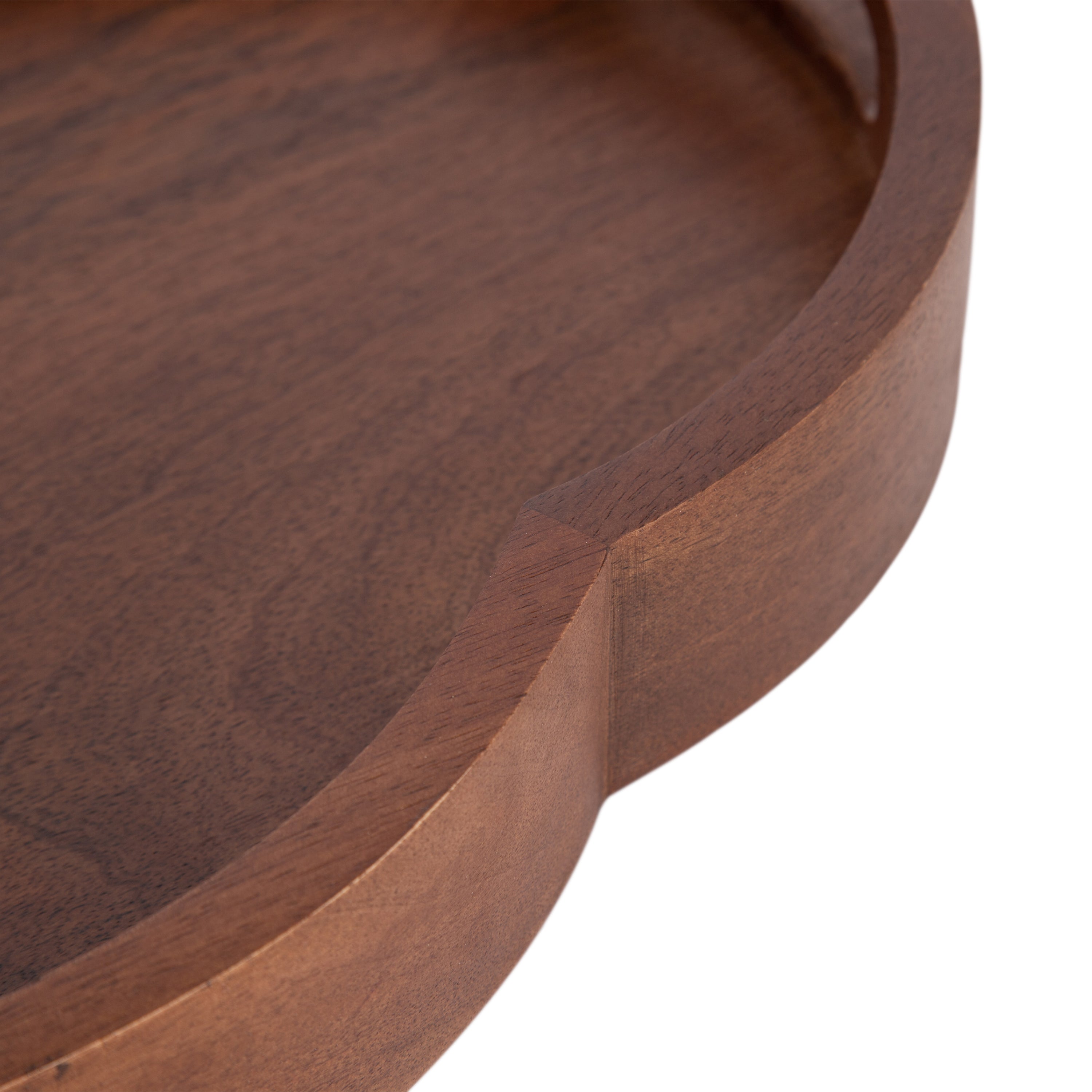 Single Tray 20x14 Walnut Brown 3