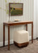 Standard Ottoman 16x16x18 Walnut Brown 7