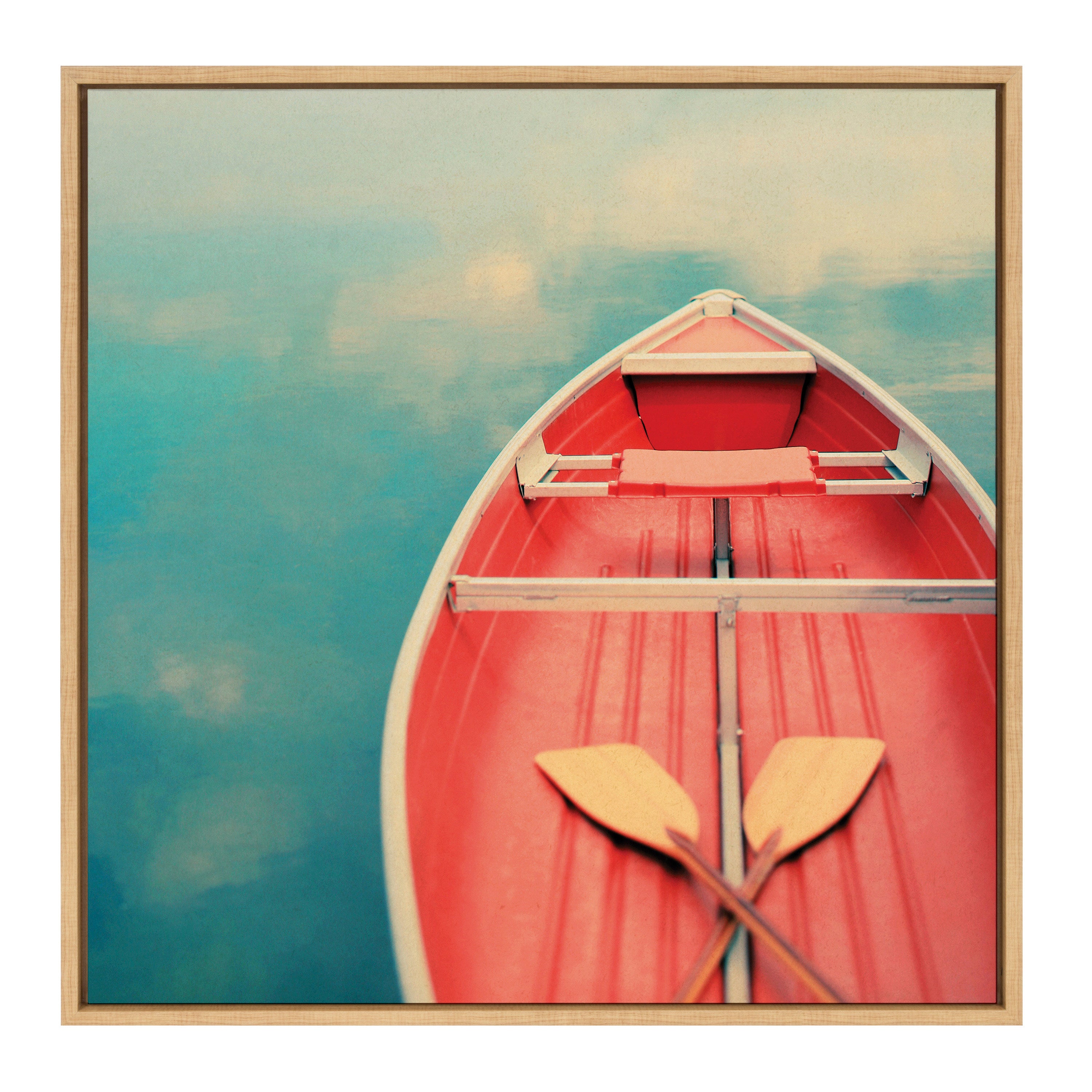 Sylvie Floating on a Cloud Framed Canvas by Alicia Bock