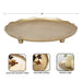 Serving Tray 16" Diameter Gold 2