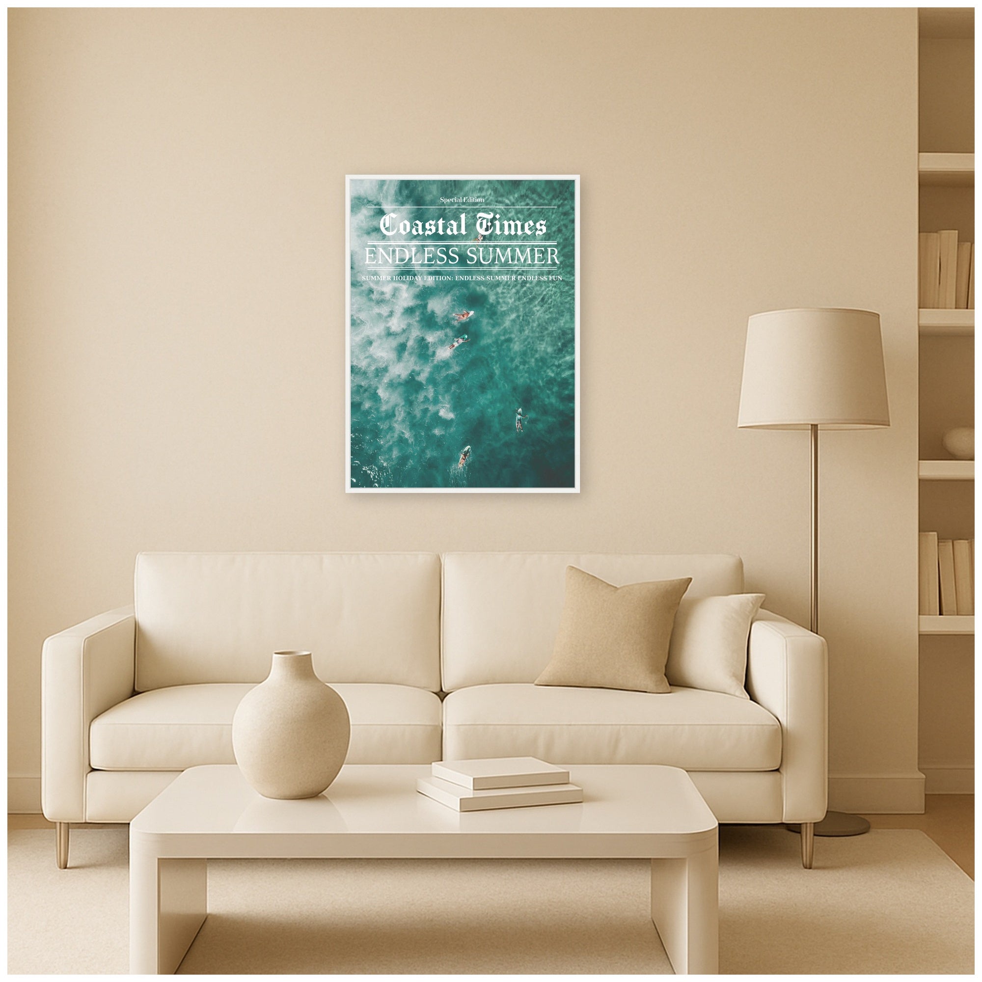 Endless Summer by Megan Ryan Framed Canvas Wall Art Print