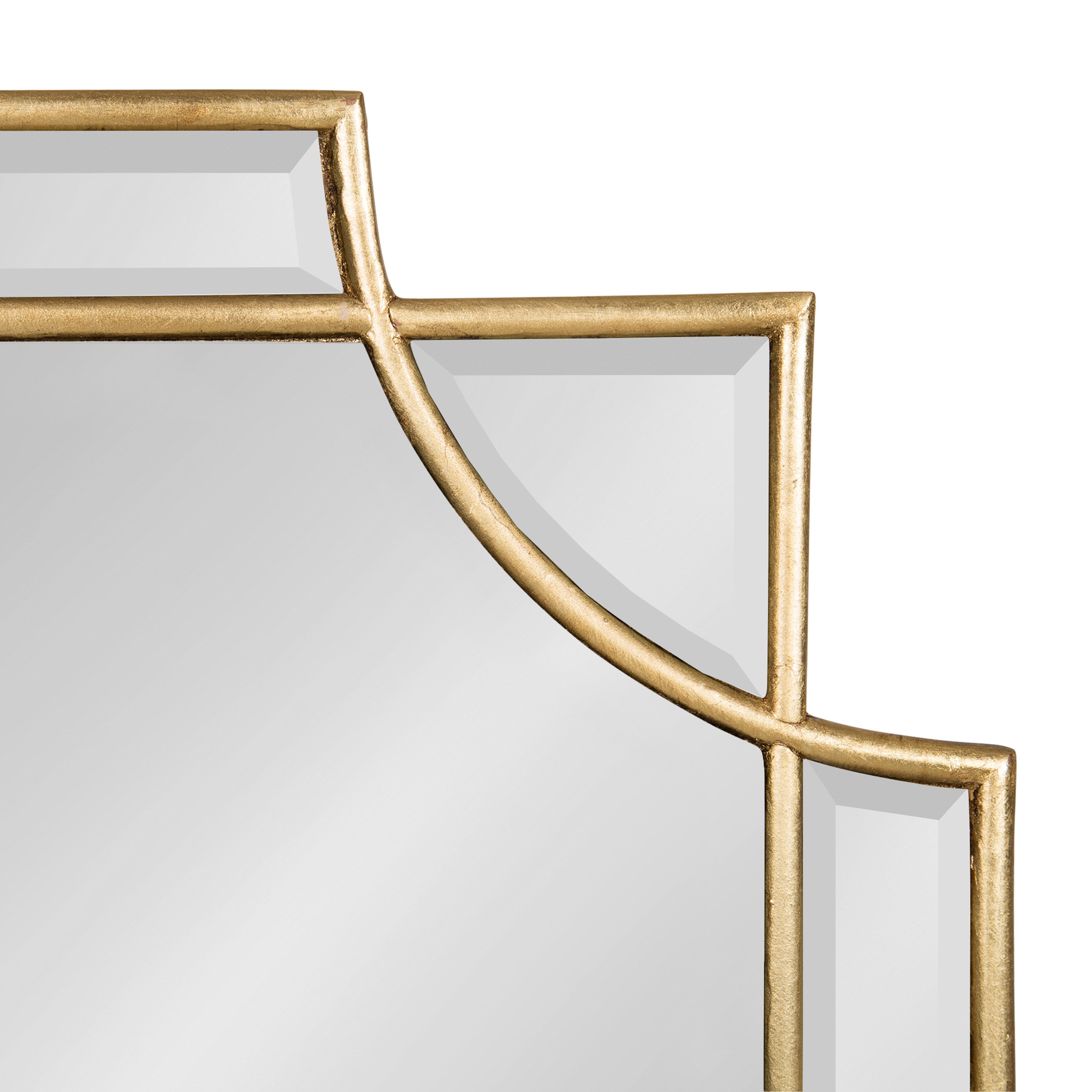 Scallop Mirror 24x36 Gold 3