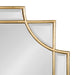 Scallop Mirror 24x36 Gold 3