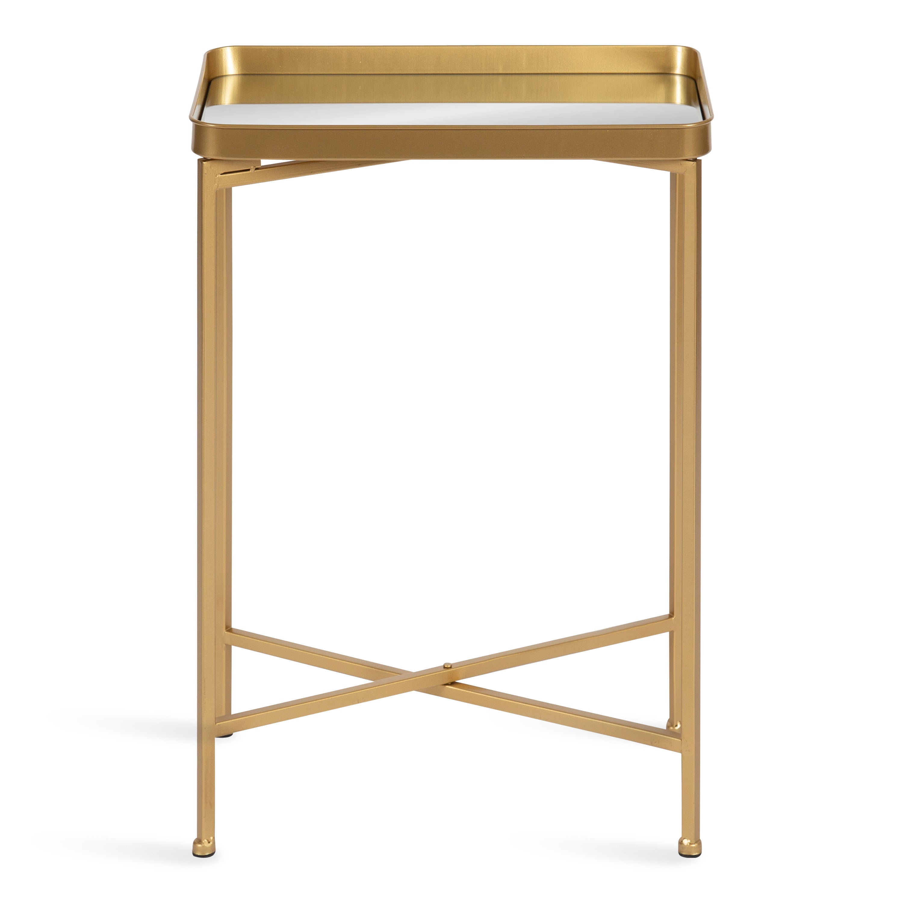 Side Table Gold 18x12x26 3