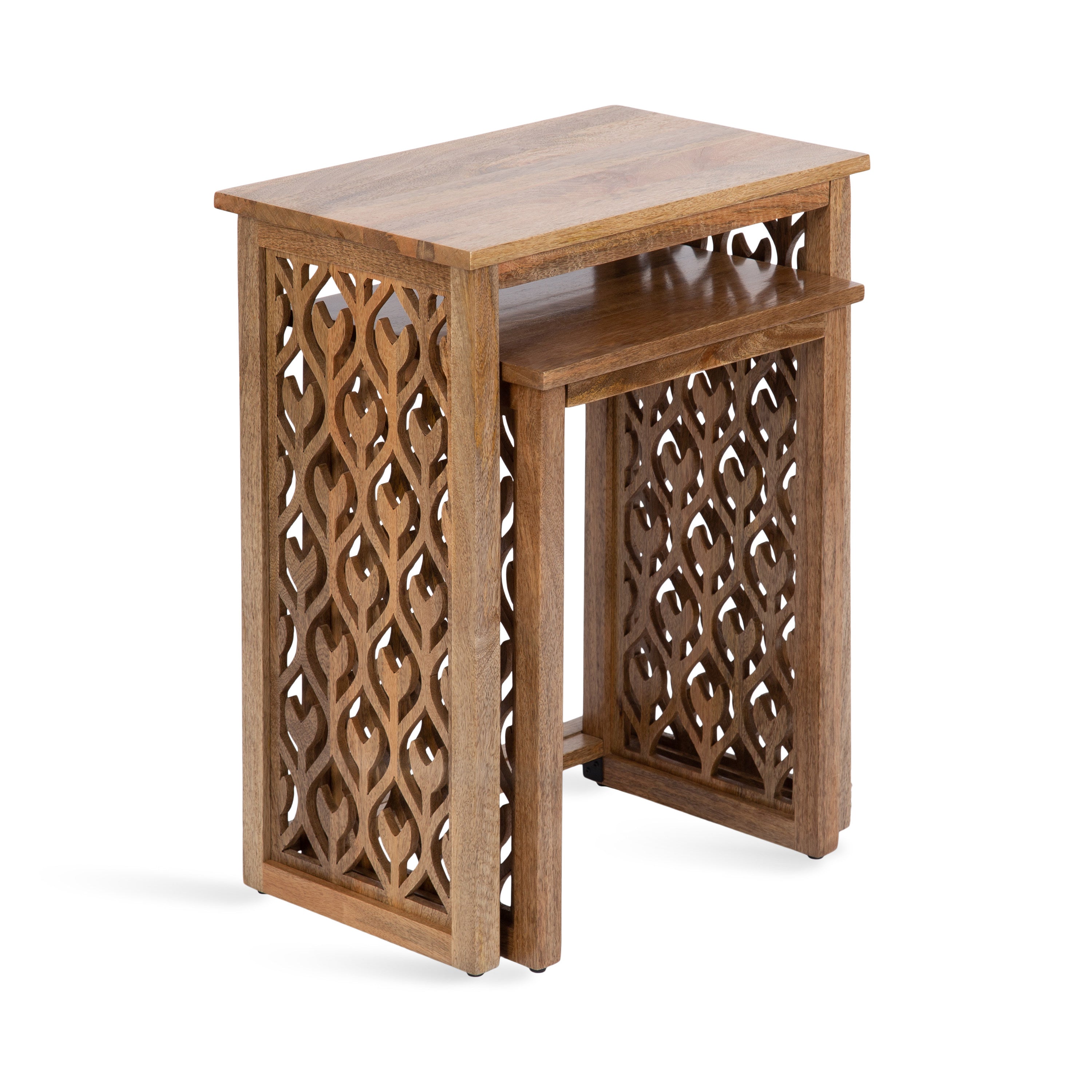 Nesting Table Natural 2 Piece 5