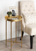 Tea Table Gold Mirror 14x14x26 6