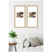 Wall Frame Florence Gold 14x30 matted to 8x10 5