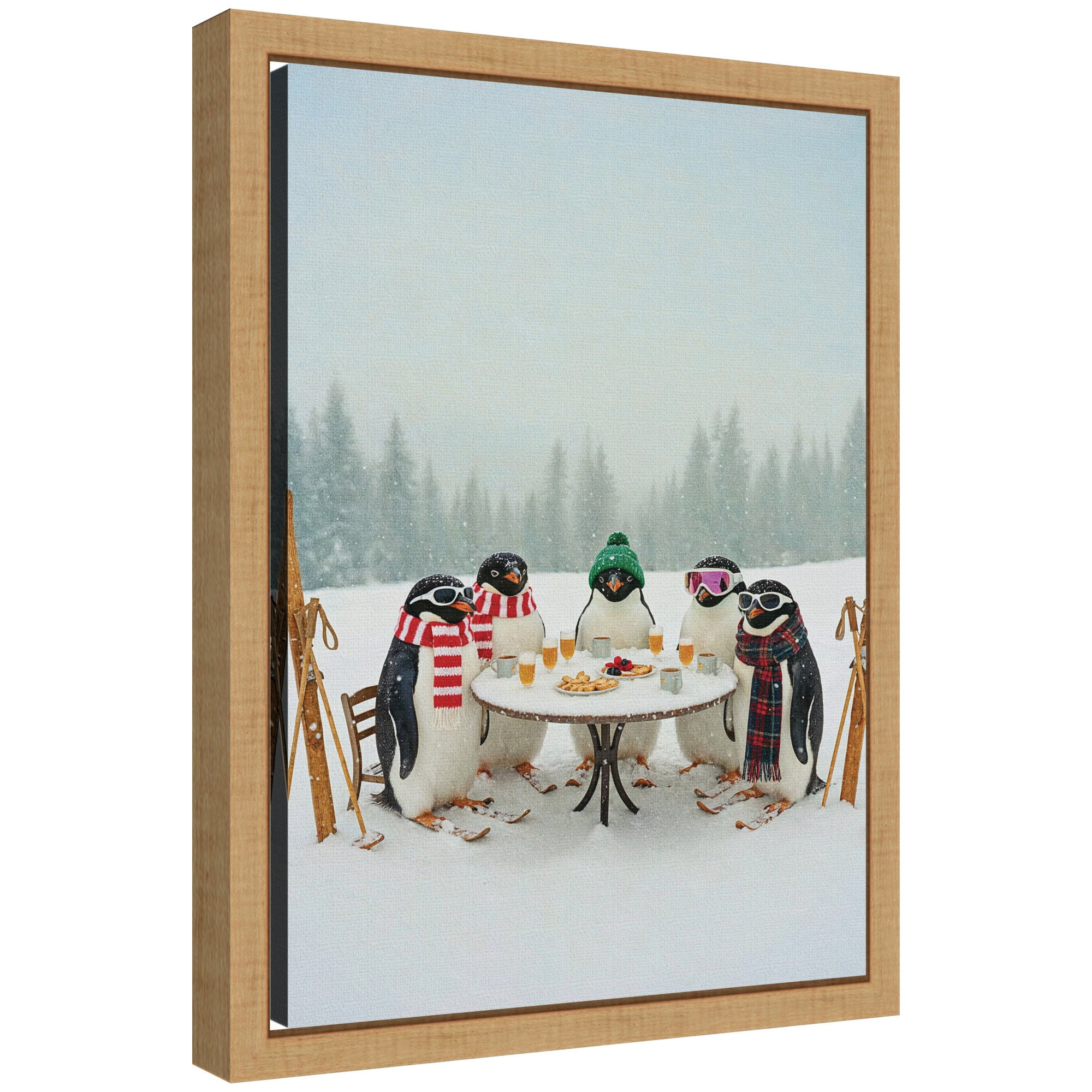 Framed Canvas Sylvie Natural 10x13 1