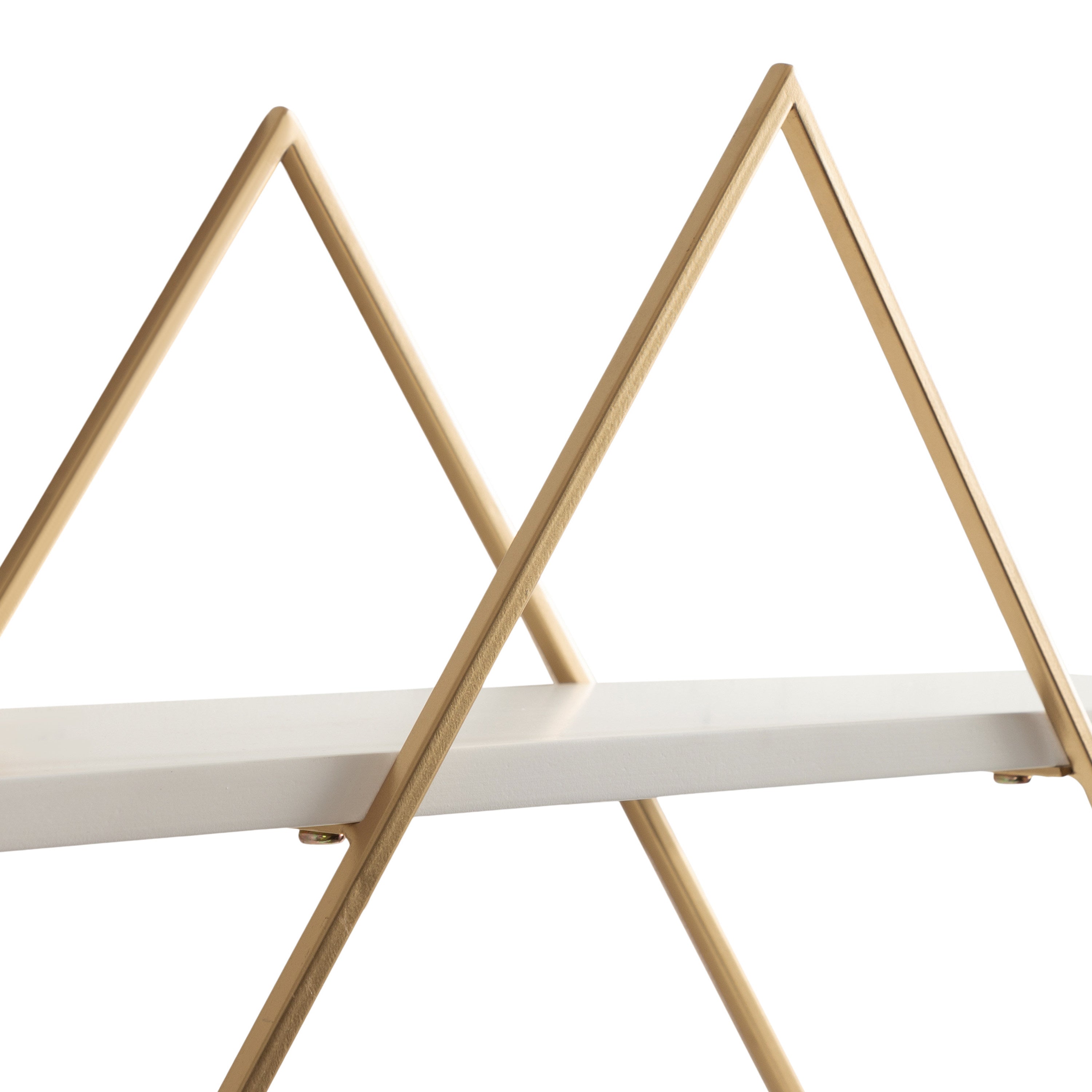Daxton Wood and Metal Wall Shelf