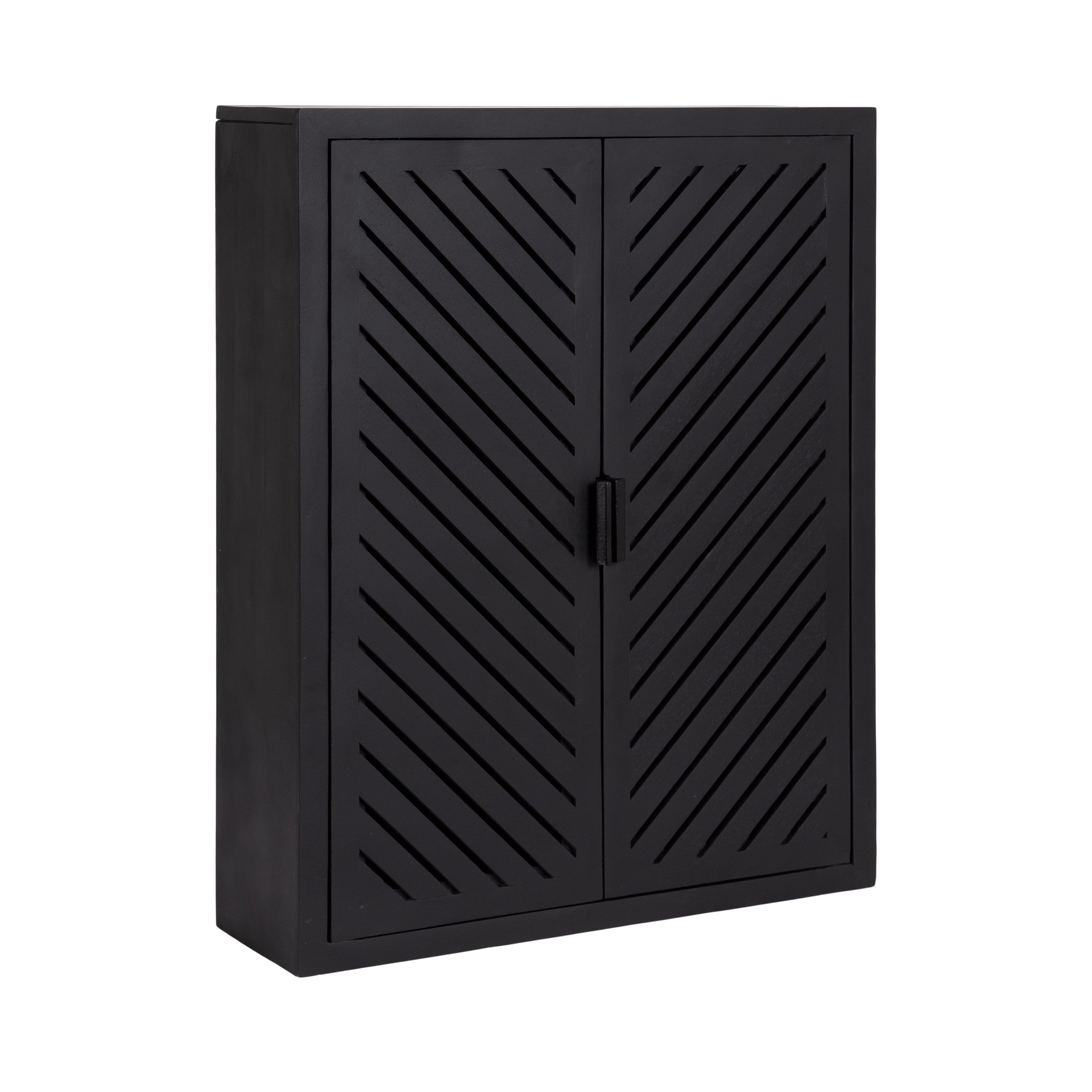 Cabinet Black 22x7x28 1