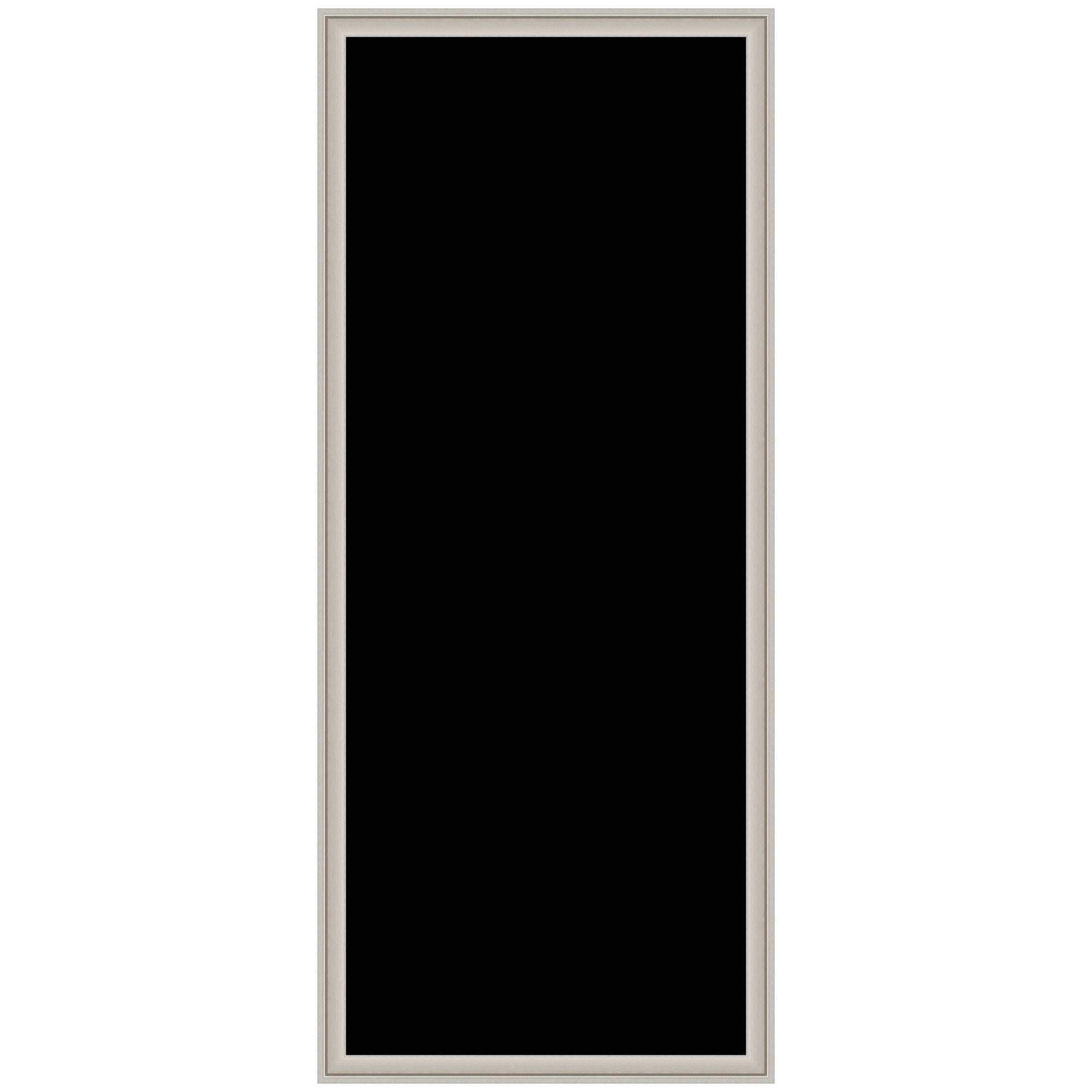 Framed Fabric Pinboard Black Wall Organization