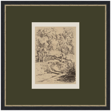 Framed Art 26x26 Belmont Black 1