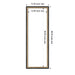 Dry Erase Board Castellan Black 14x38 2