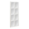 Stryker Windowpane Wall Mirror-Wood