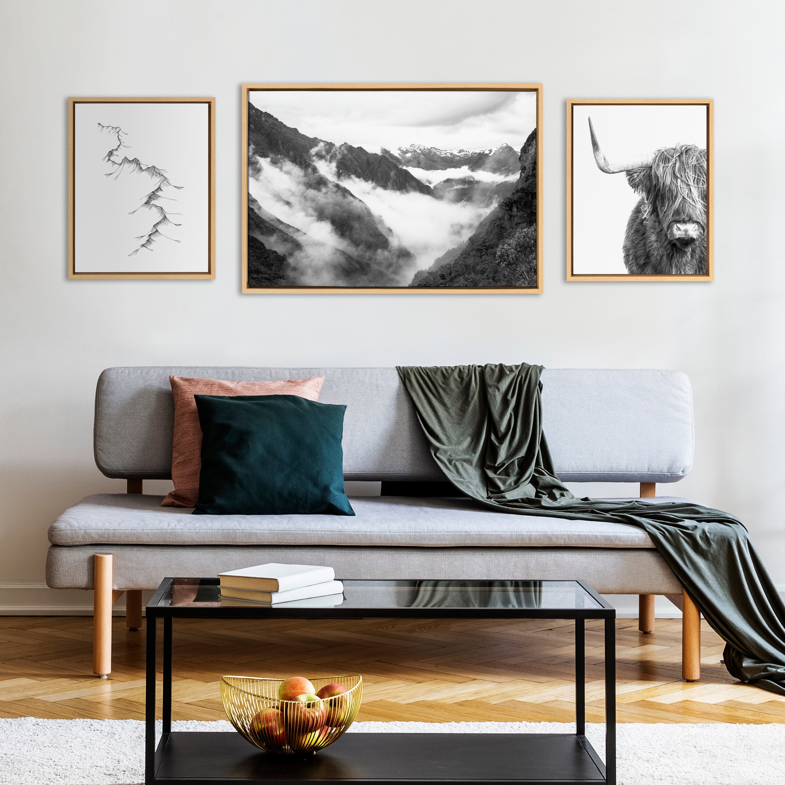Art Set Sylvie Natural 3 Piece Set 5