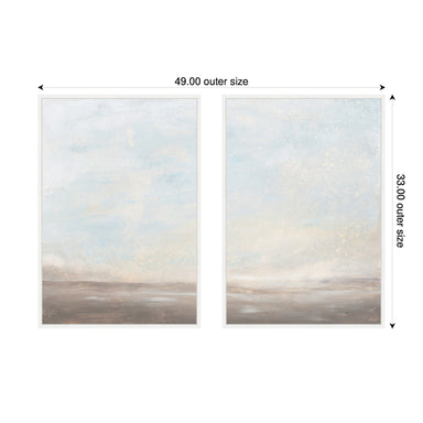 Art Set 2 Piece Set 23x33 Sylvie White 2