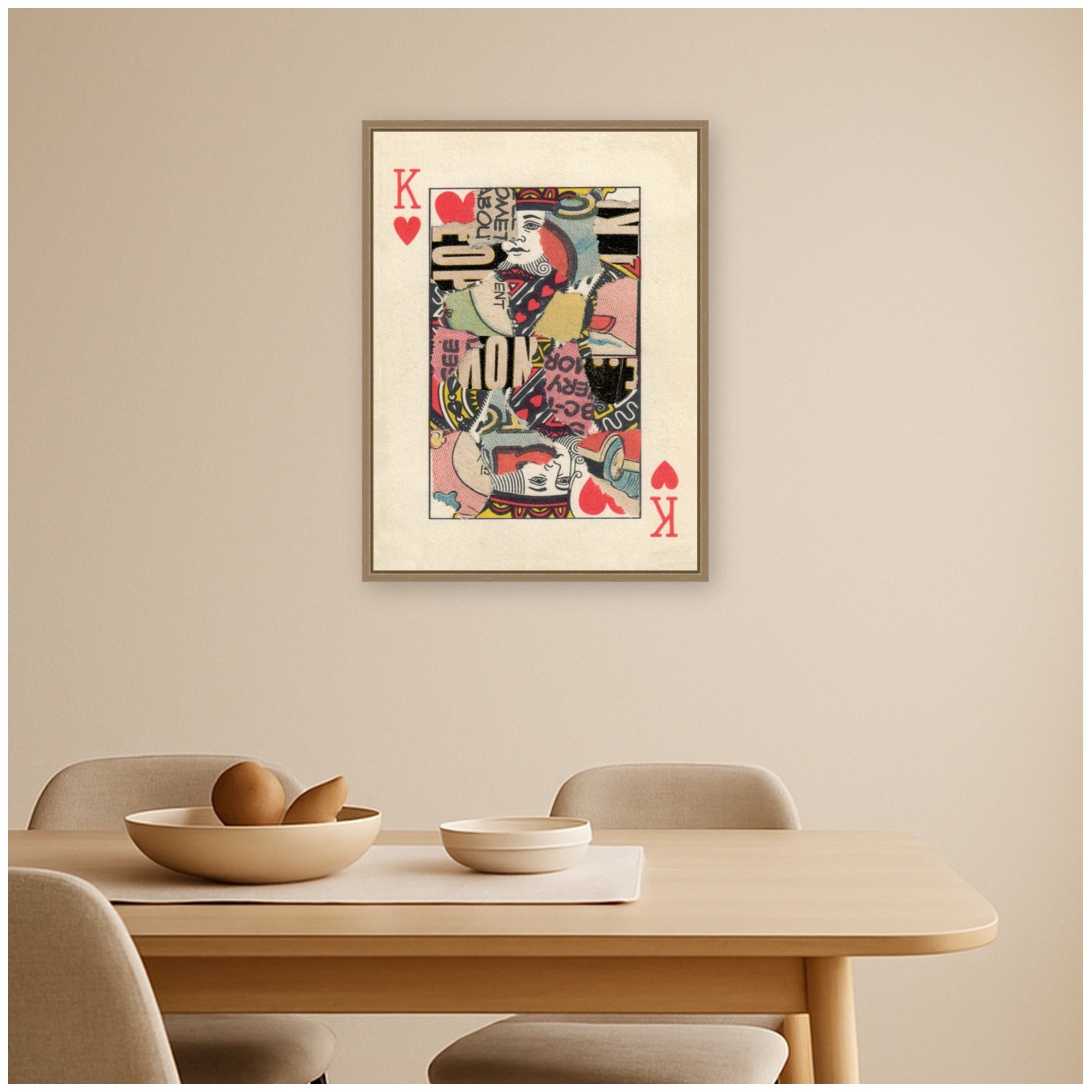 King for Now FC by Felicia Dadak Framed Canvas Wall Art Print