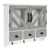 Cabinet White Gray 21x6x20 1