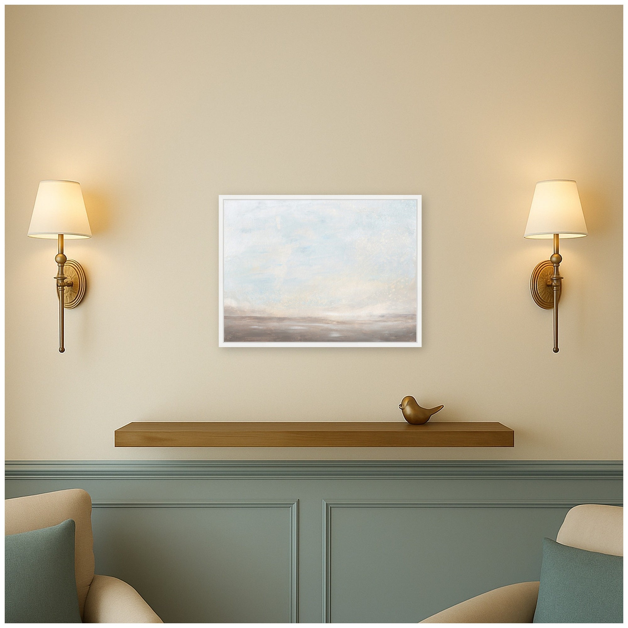Framed Canvas 24x18 Sylvie White 6