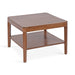 Coffee Table Walnut Brown 26x26x18 1