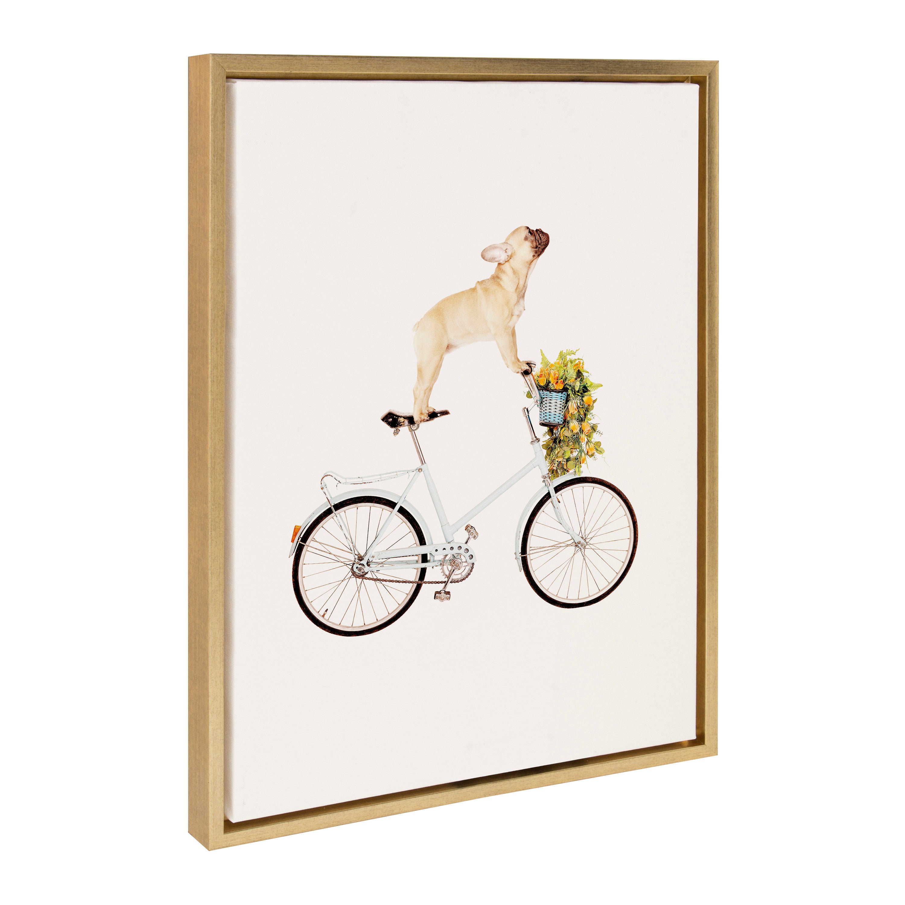 Framed Canvas Sylvie Bright Gold 18x24 1