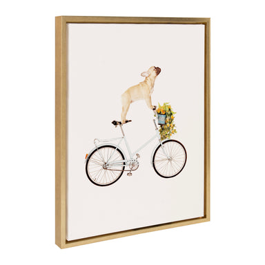 Framed Canvas Sylvie Bright Gold 18x24 1