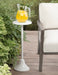 Drink Table White 9x9x23 6
