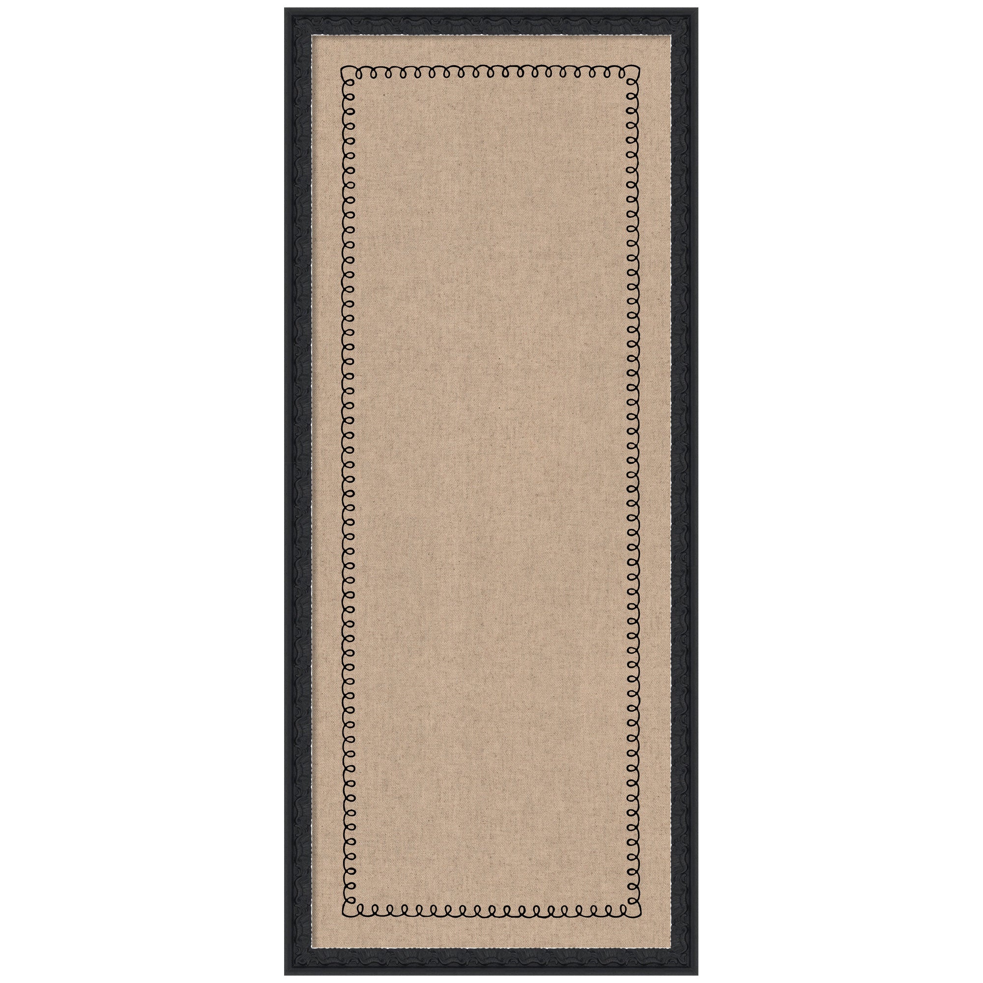 Pinboard Bethany Black 18x42 1