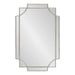 Scallop Mirror 24x36 Silver 2