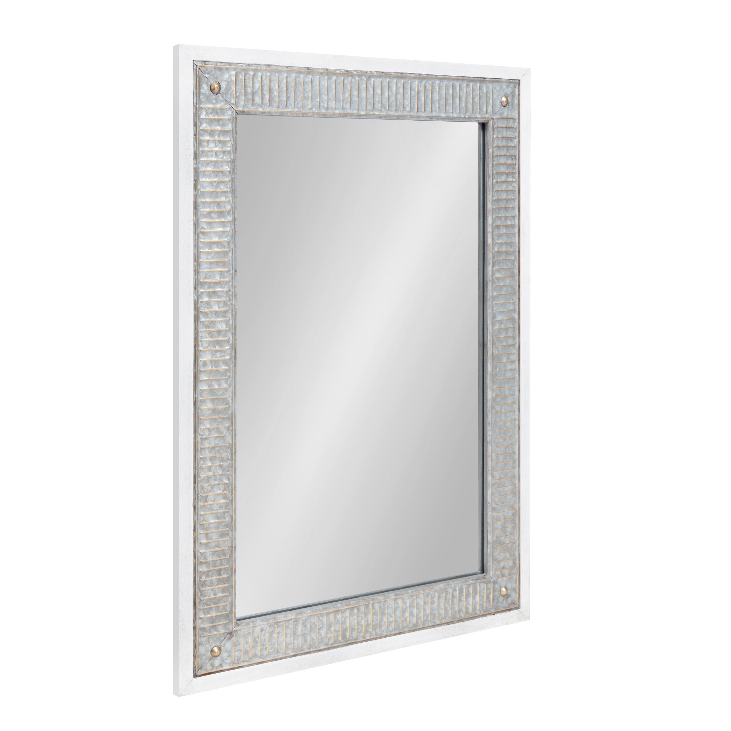 Rectangle Mirror 27x39 White 1