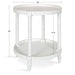 Side Table White 20x20x24 2