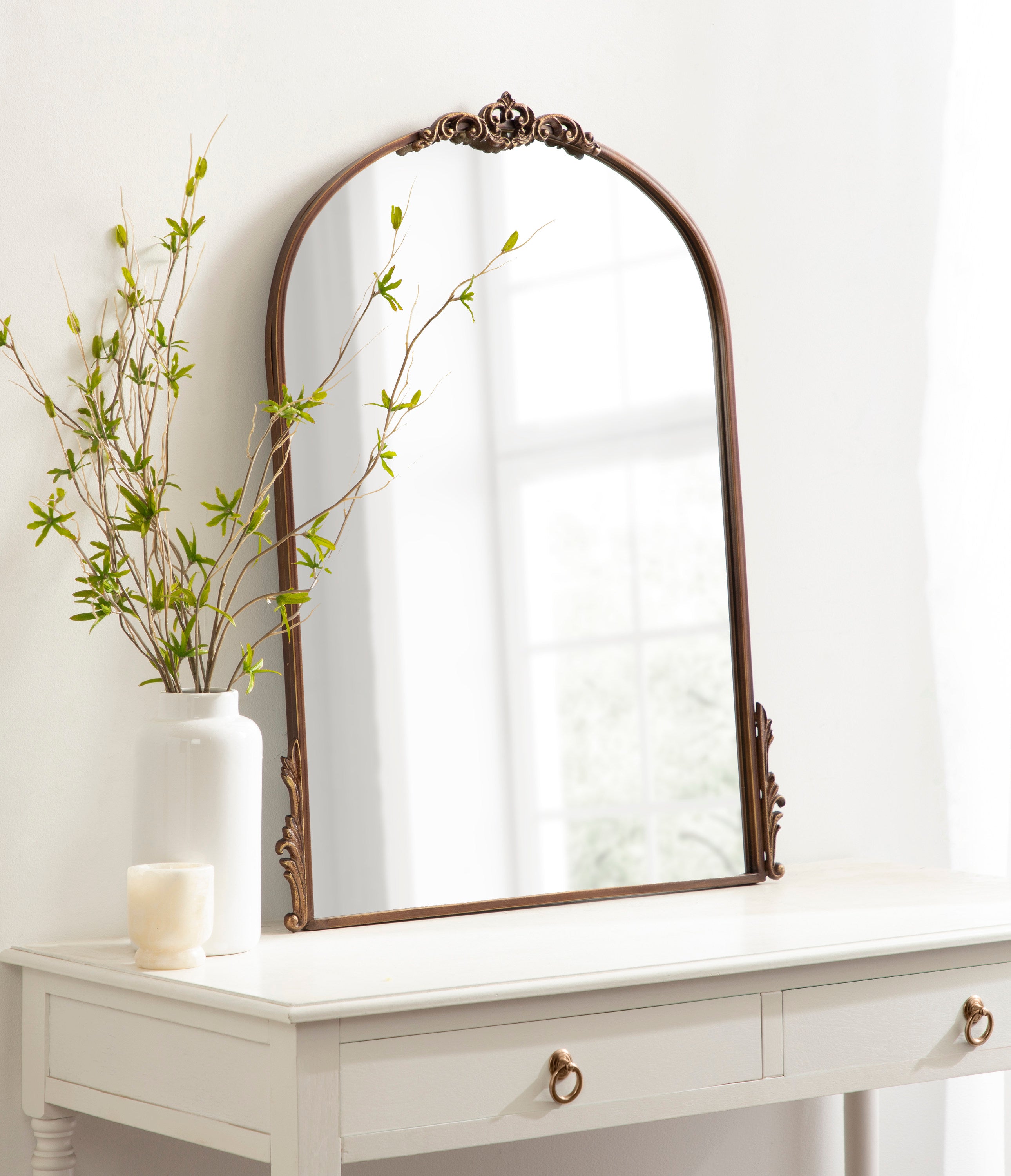 Arch Mirror Bronze 25x33 6