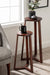 Nesting Table Walnut Brown 2 Piece 7