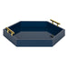 Single Tray Navy Blue Gold 18x18 1