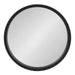 Round Mirror Black 30x30 5