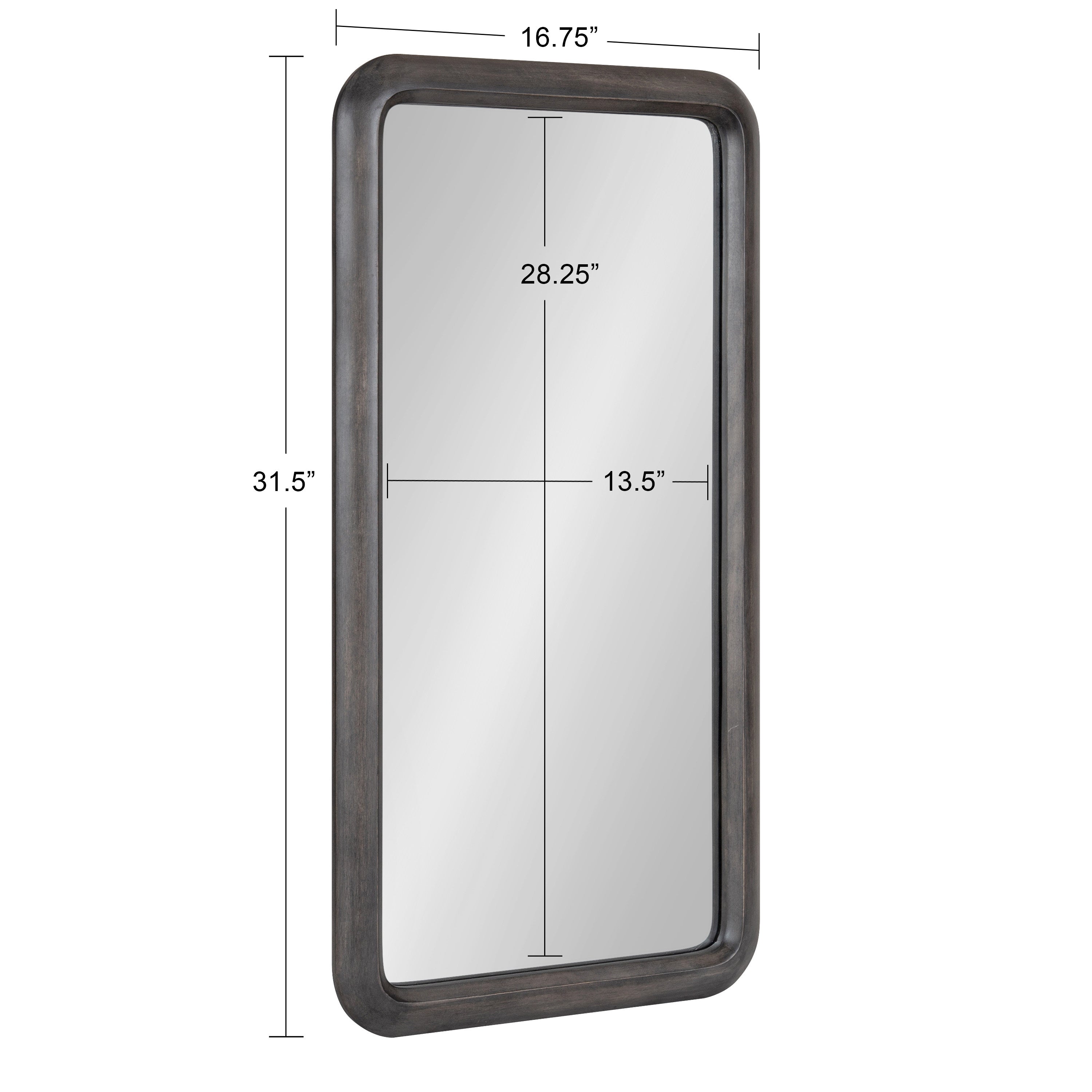 Pao Framed Wood Wall Mirror