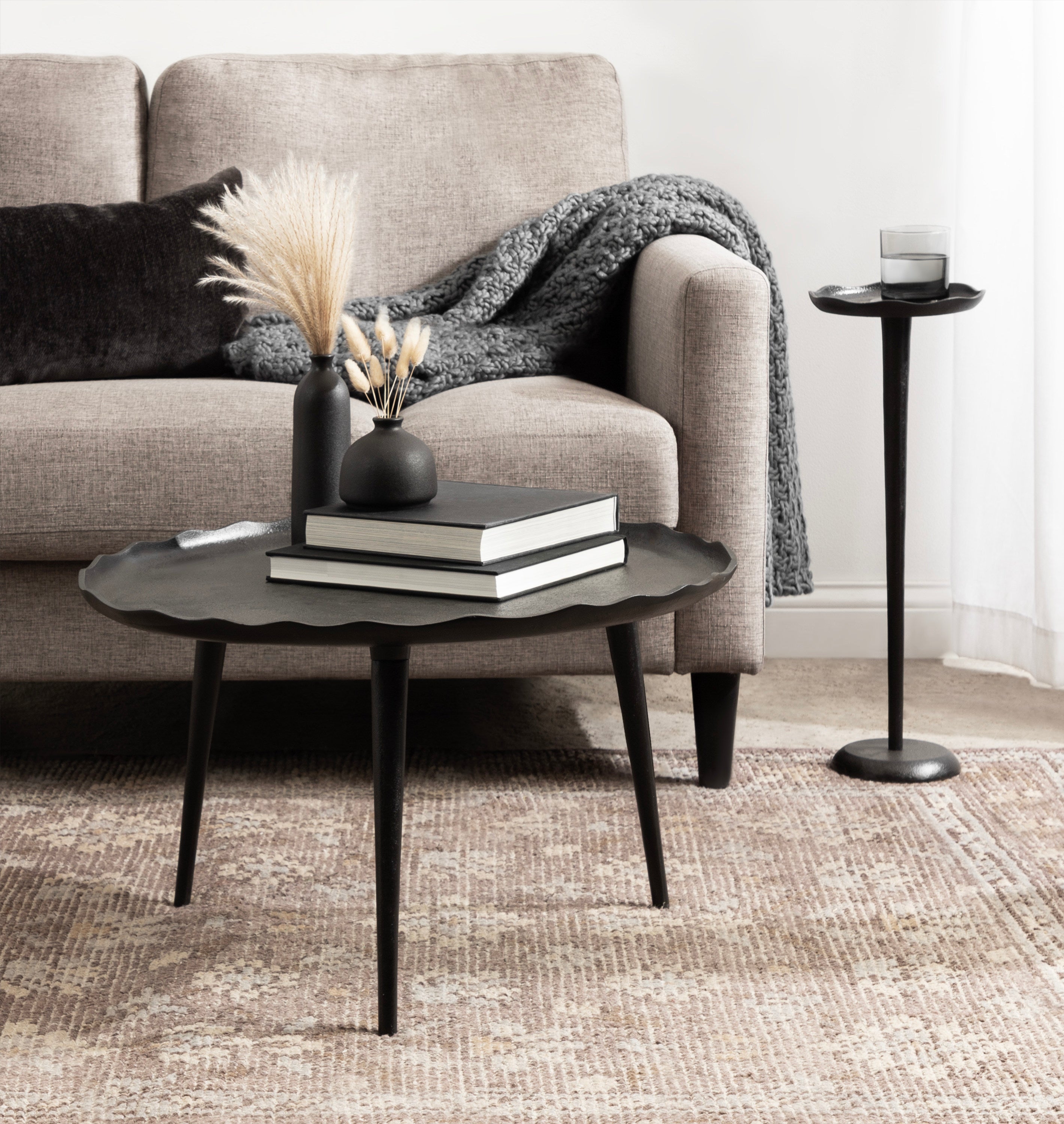 Coffee Table 26x26x16 Black 7
