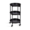 Celia Round Metal Bar Cart