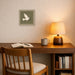 Mounted Canvas Belmont Distress Silver 12x12 5