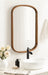 Capsule Mirror Rustic Brown 24x36 6