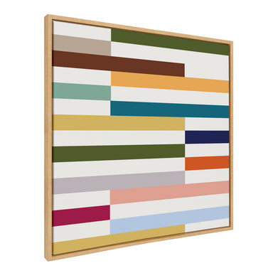 Framed Canvas 30x30 Sylvie Natural 1