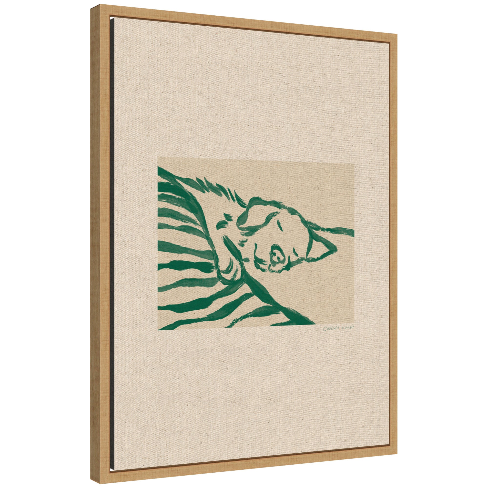 Framed Canvas 18x24 Sylvie Natural 1