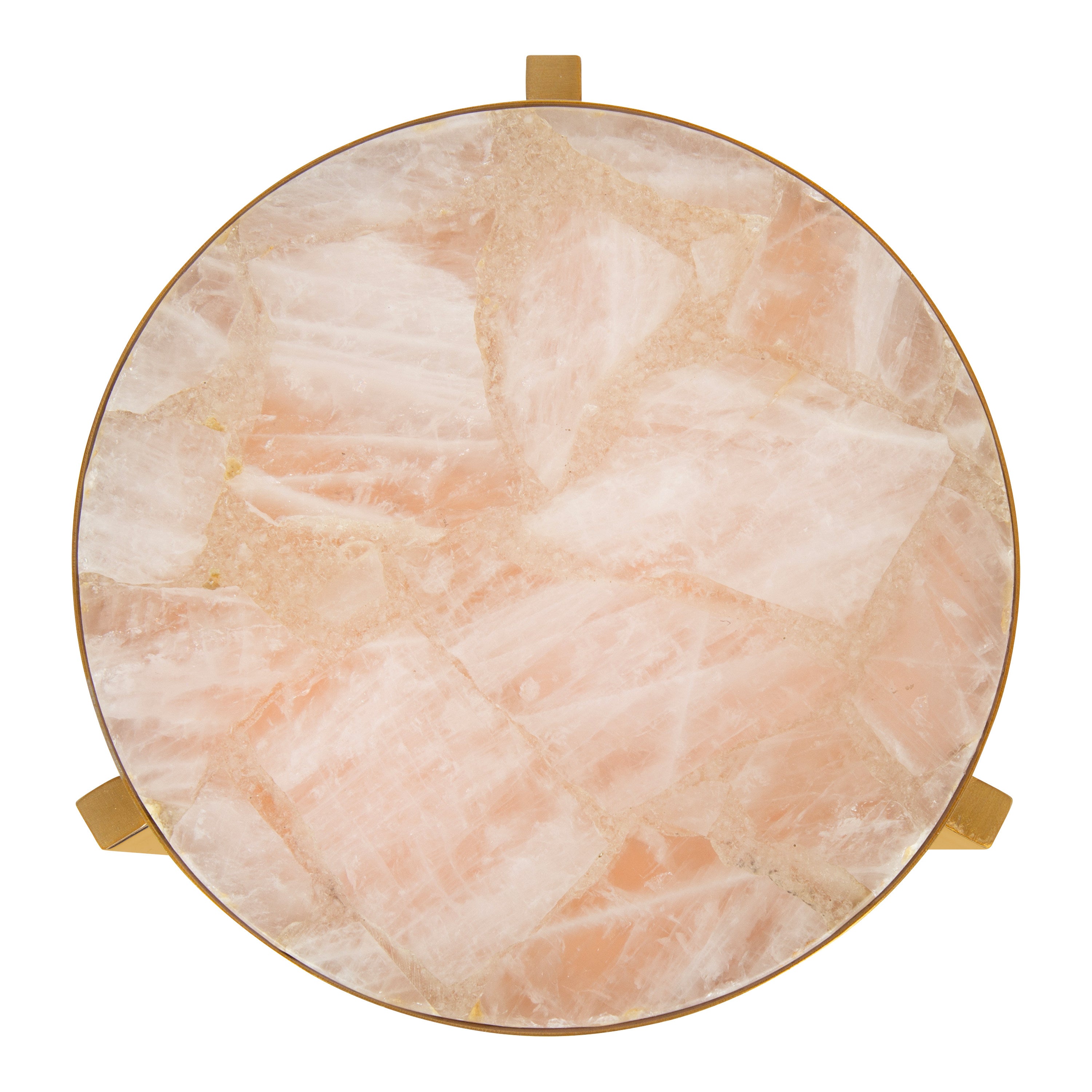 Drink Table Pink Gold 9x9x23 5