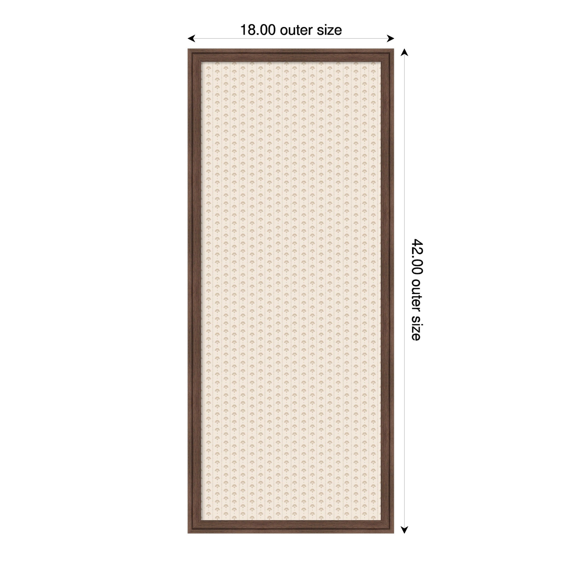 Pinboard 18x42 Florence Medium Brown 2