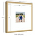 Wall Frame Florence Gold 20x20 matted to 8x8 2