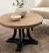Coffee Table Rustic Brown Black 28x28x18 8